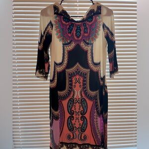 Donna Morgan paisley dress
